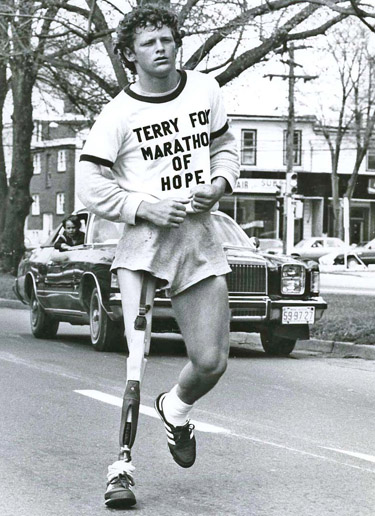 Hall of Famers Terry Fox