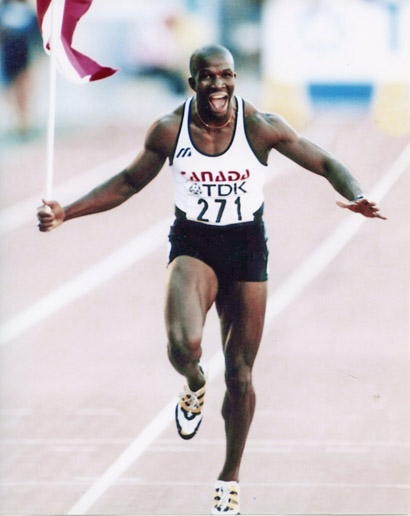 Hall of Famer Donovan Bailey